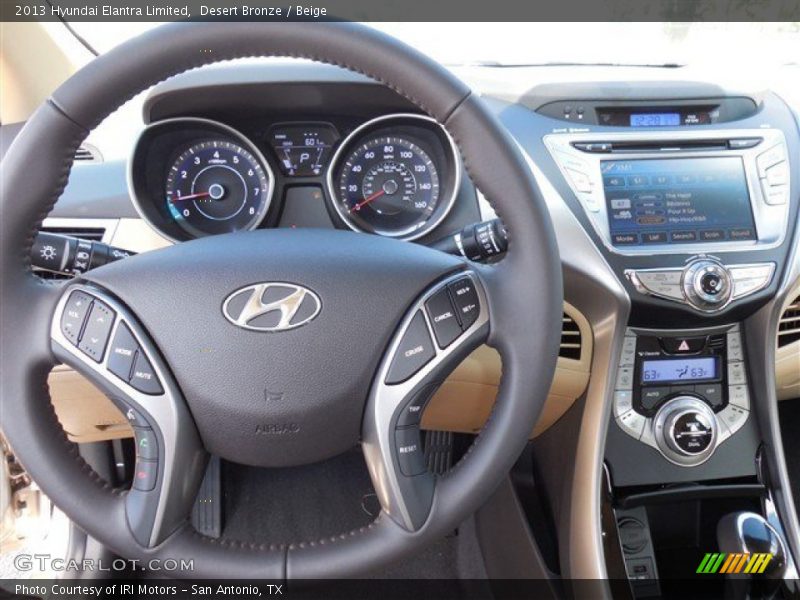 Desert Bronze / Beige 2013 Hyundai Elantra Limited
