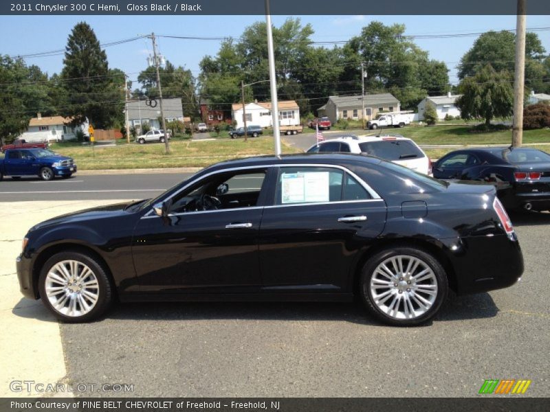 Gloss Black / Black 2011 Chrysler 300 C Hemi