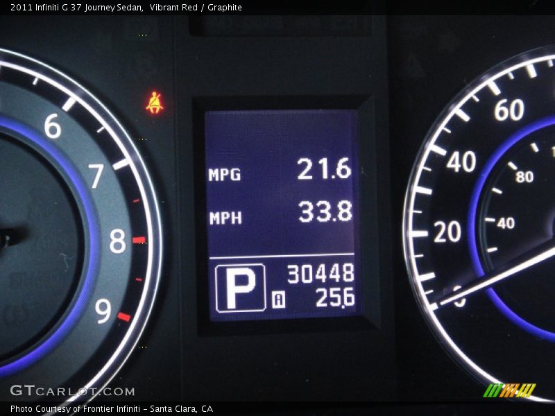 Vibrant Red / Graphite 2011 Infiniti G 37 Journey Sedan