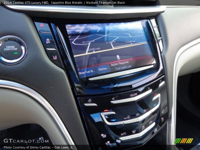 Sapphire Blue Metallic / Medium Titanium/Jet Black 2014 Cadillac XTS Luxury FWD