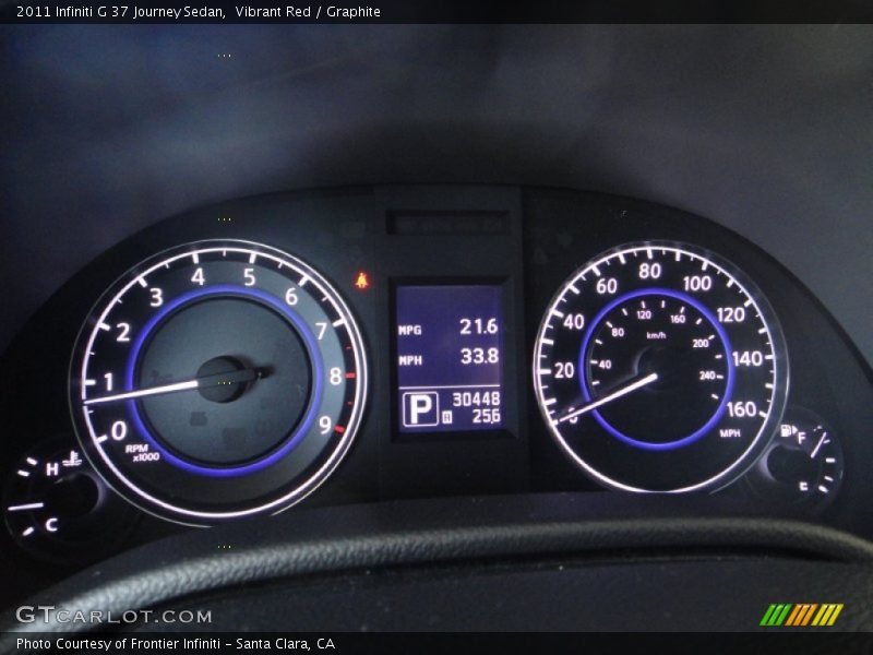 Vibrant Red / Graphite 2011 Infiniti G 37 Journey Sedan