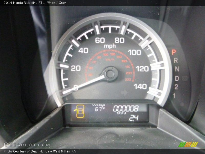  2014 Ridgeline RTL RTL Gauges