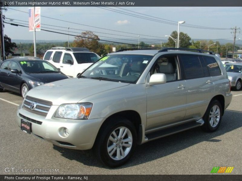 Millenium Silver Metallic / Ash Gray 2006 Toyota Highlander Hybrid 4WD