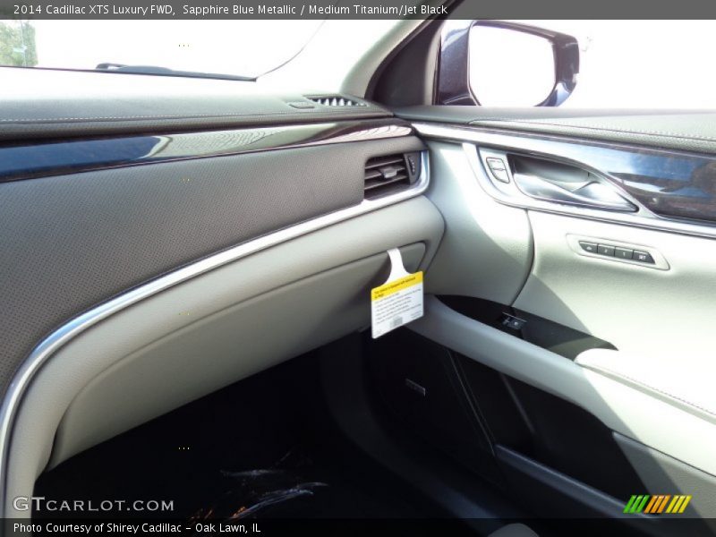 Sapphire Blue Metallic / Medium Titanium/Jet Black 2014 Cadillac XTS Luxury FWD
