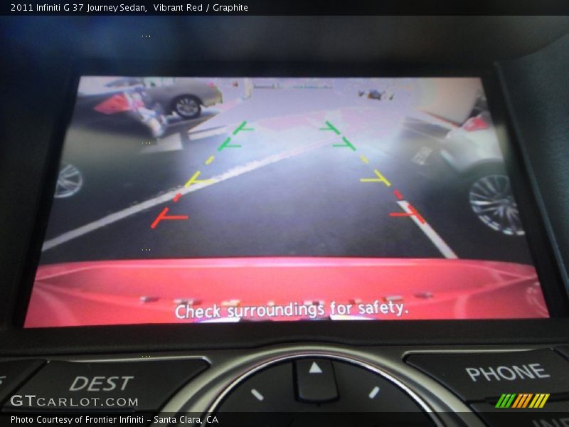 Vibrant Red / Graphite 2011 Infiniti G 37 Journey Sedan