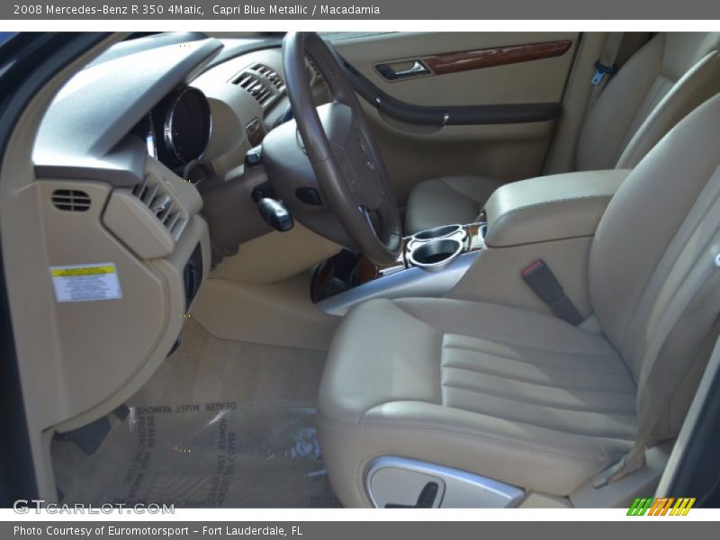 Capri Blue Metallic / Macadamia 2008 Mercedes-Benz R 350 4Matic
