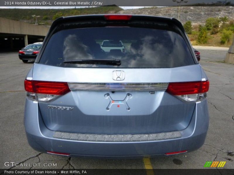 Celestial Blue Metallic / Gray 2014 Honda Odyssey EX-L