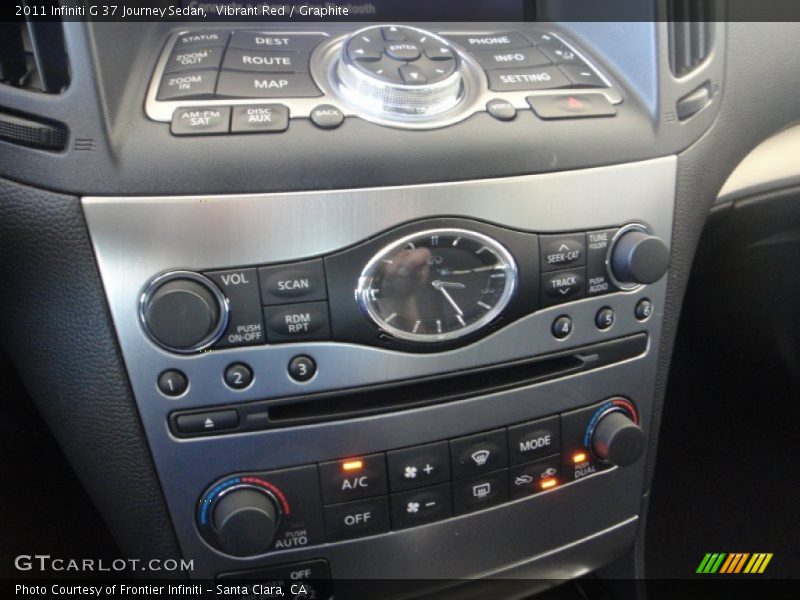 Vibrant Red / Graphite 2011 Infiniti G 37 Journey Sedan