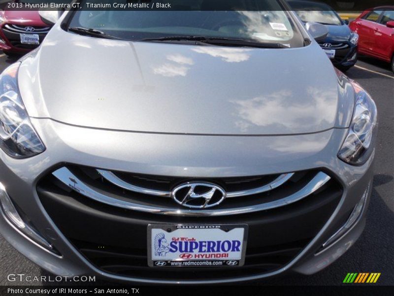 Titanium Gray Metallic / Black 2013 Hyundai Elantra GT