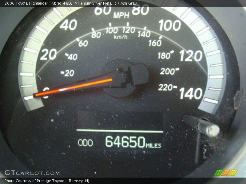 Millenium Silver Metallic / Ash Gray 2006 Toyota Highlander Hybrid 4WD