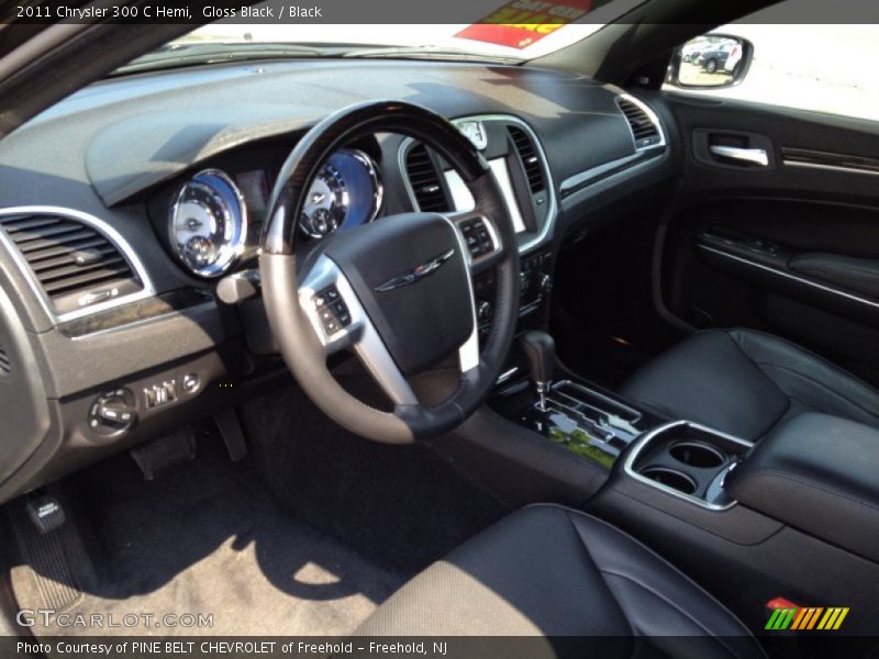 Gloss Black / Black 2011 Chrysler 300 C Hemi