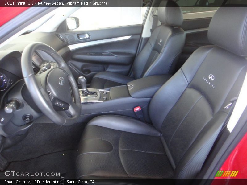 Vibrant Red / Graphite 2011 Infiniti G 37 Journey Sedan