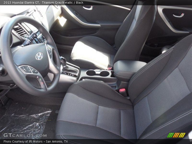 Titanium Gray Metallic / Black 2013 Hyundai Elantra GT