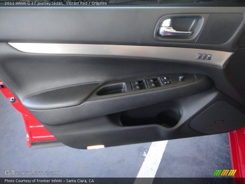 Vibrant Red / Graphite 2011 Infiniti G 37 Journey Sedan