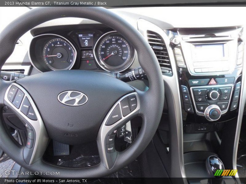 Titanium Gray Metallic / Black 2013 Hyundai Elantra GT