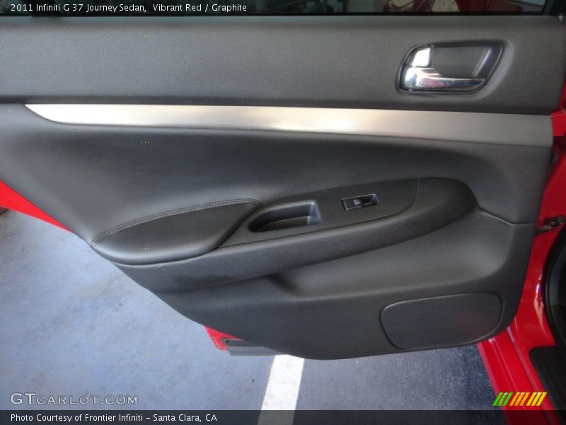 Vibrant Red / Graphite 2011 Infiniti G 37 Journey Sedan