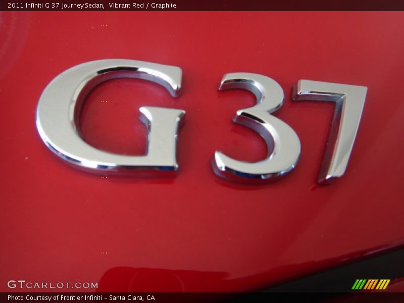 Vibrant Red / Graphite 2011 Infiniti G 37 Journey Sedan
