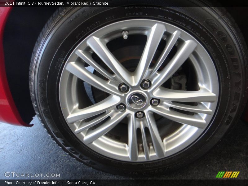 Vibrant Red / Graphite 2011 Infiniti G 37 Journey Sedan