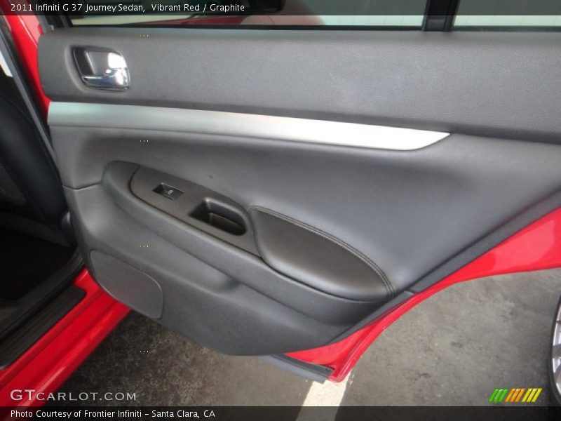 Vibrant Red / Graphite 2011 Infiniti G 37 Journey Sedan