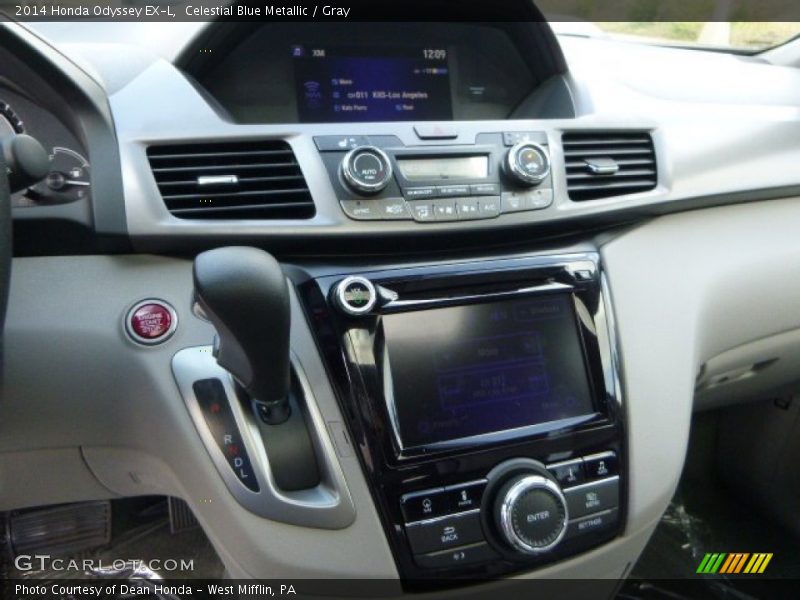 Celestial Blue Metallic / Gray 2014 Honda Odyssey EX-L