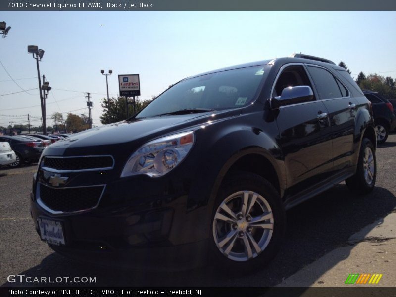 Black / Jet Black 2010 Chevrolet Equinox LT AWD