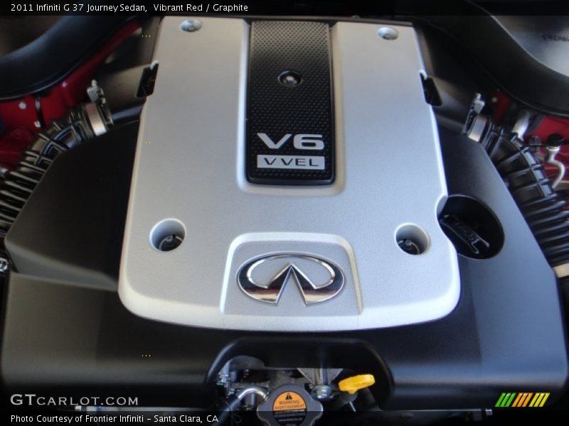 Vibrant Red / Graphite 2011 Infiniti G 37 Journey Sedan