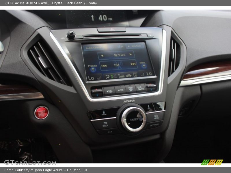 Crystal Black Pearl / Ebony 2014 Acura MDX SH-AWD