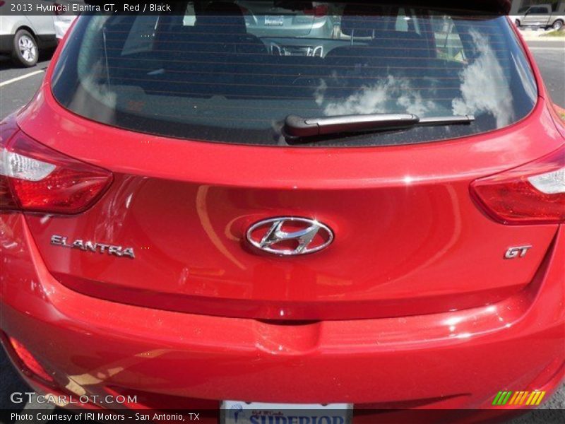 Red / Black 2013 Hyundai Elantra GT