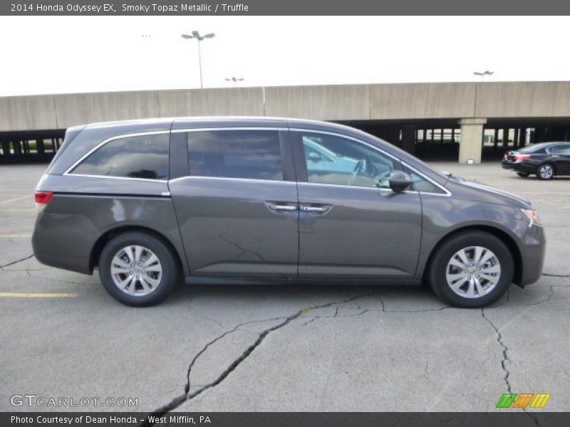Smoky Topaz Metallic / Truffle 2014 Honda Odyssey EX