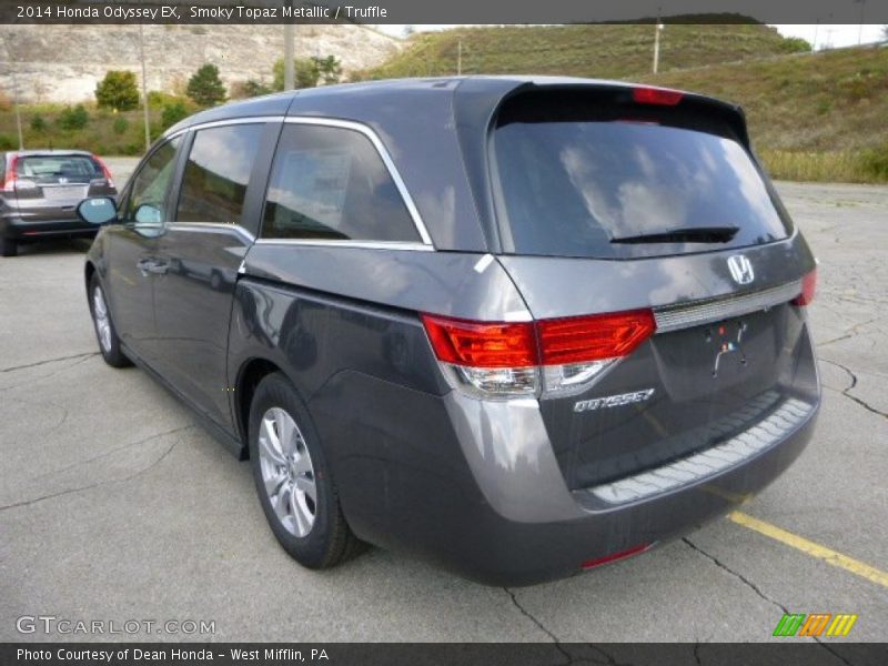 Smoky Topaz Metallic / Truffle 2014 Honda Odyssey EX