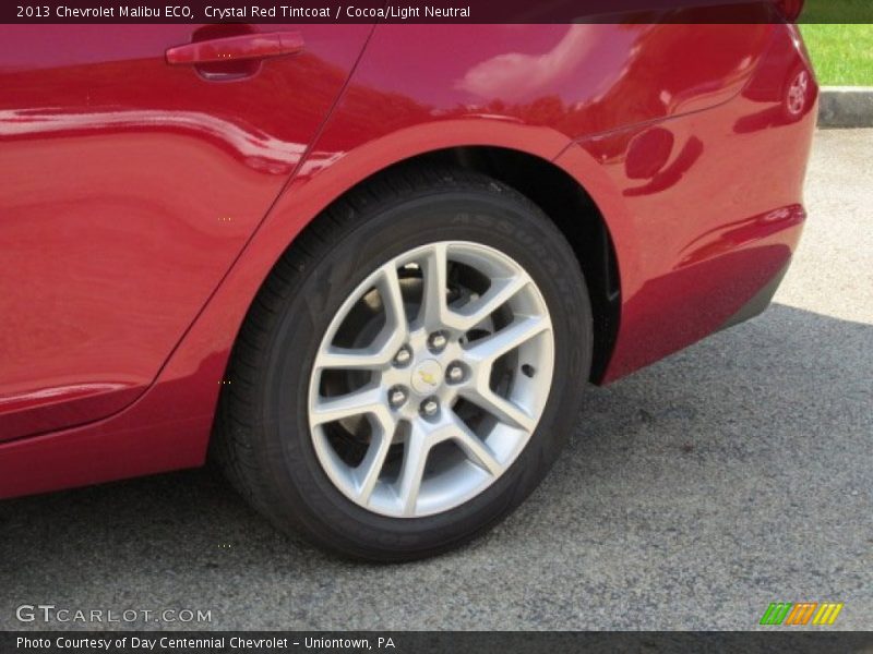 Crystal Red Tintcoat / Cocoa/Light Neutral 2013 Chevrolet Malibu ECO