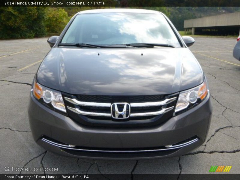 Smoky Topaz Metallic / Truffle 2014 Honda Odyssey EX