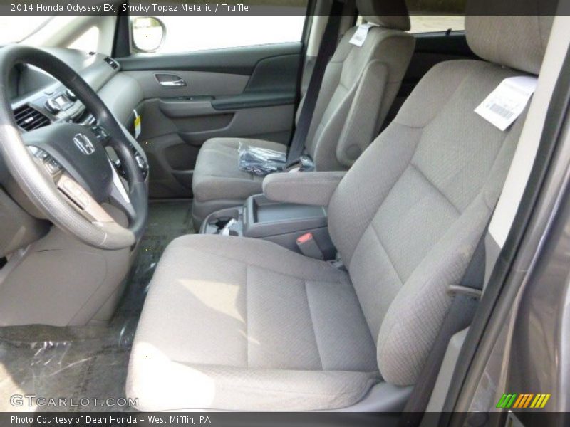 Smoky Topaz Metallic / Truffle 2014 Honda Odyssey EX