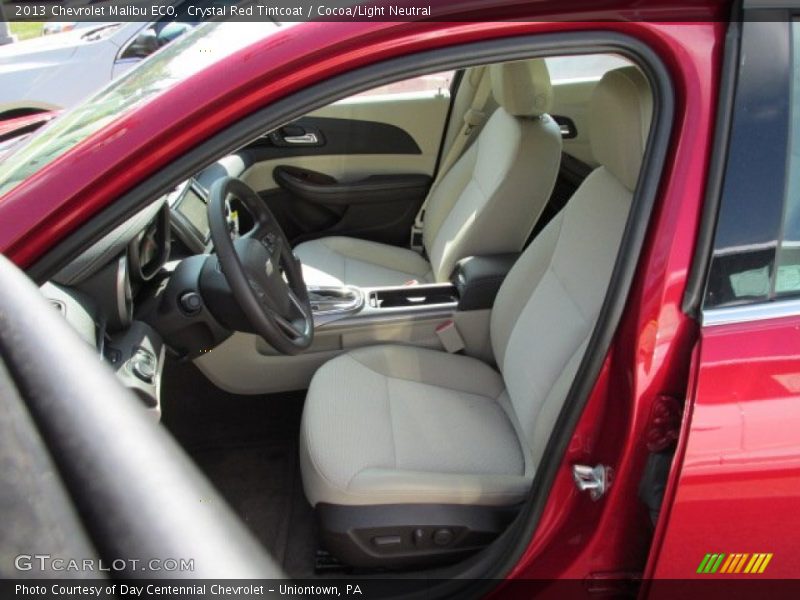 Crystal Red Tintcoat / Cocoa/Light Neutral 2013 Chevrolet Malibu ECO