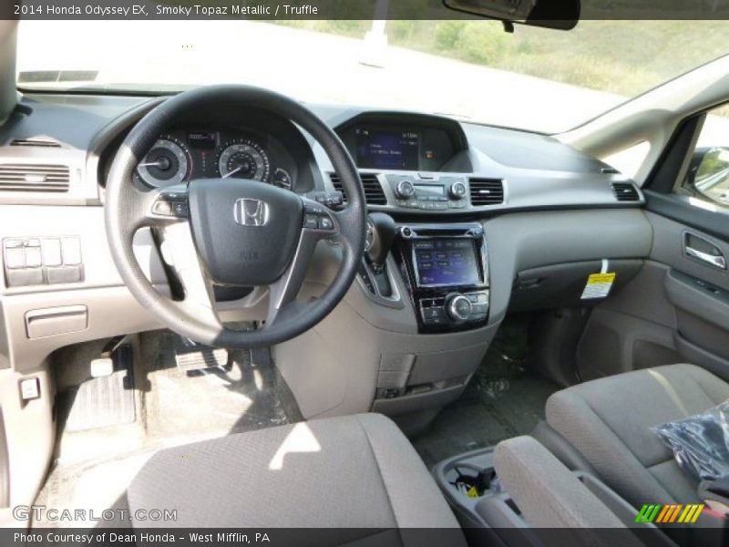 Smoky Topaz Metallic / Truffle 2014 Honda Odyssey EX