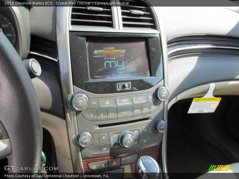 Crystal Red Tintcoat / Cocoa/Light Neutral 2013 Chevrolet Malibu ECO