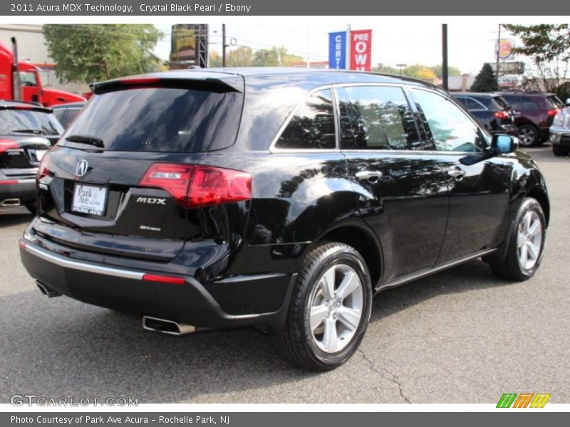 Crystal Black Pearl / Ebony 2011 Acura MDX Technology