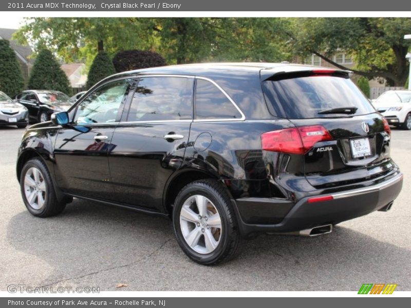 Crystal Black Pearl / Ebony 2011 Acura MDX Technology