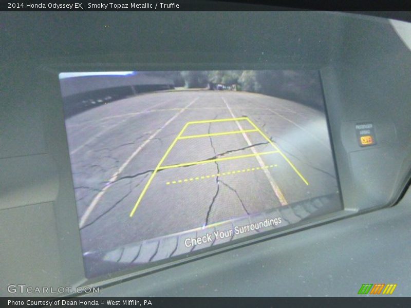 Smoky Topaz Metallic / Truffle 2014 Honda Odyssey EX