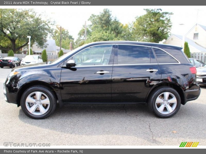 Crystal Black Pearl / Ebony 2011 Acura MDX Technology