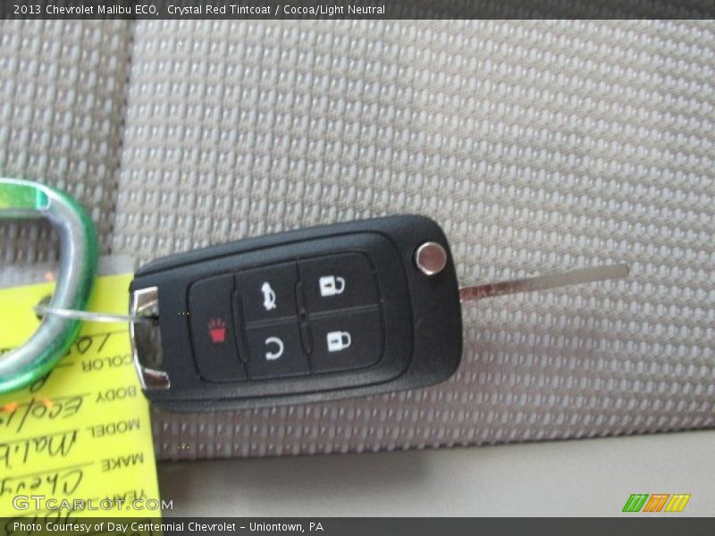 Crystal Red Tintcoat / Cocoa/Light Neutral 2013 Chevrolet Malibu ECO