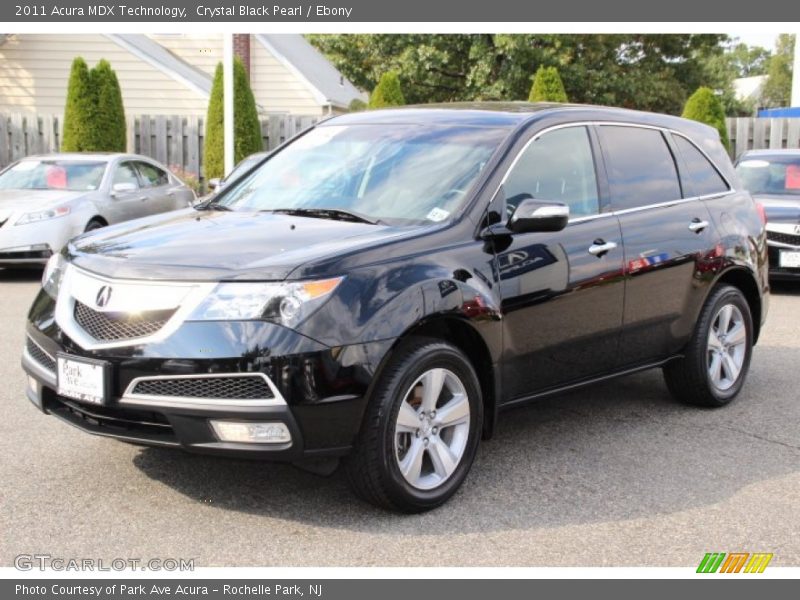 Crystal Black Pearl / Ebony 2011 Acura MDX Technology