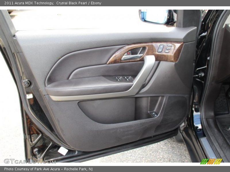 Crystal Black Pearl / Ebony 2011 Acura MDX Technology