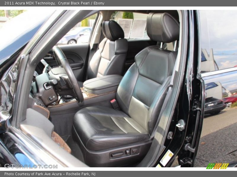 Crystal Black Pearl / Ebony 2011 Acura MDX Technology