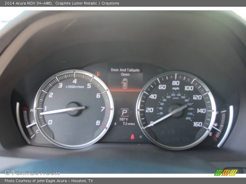 Graphite Luster Metallic / Graystone 2014 Acura MDX SH-AWD
