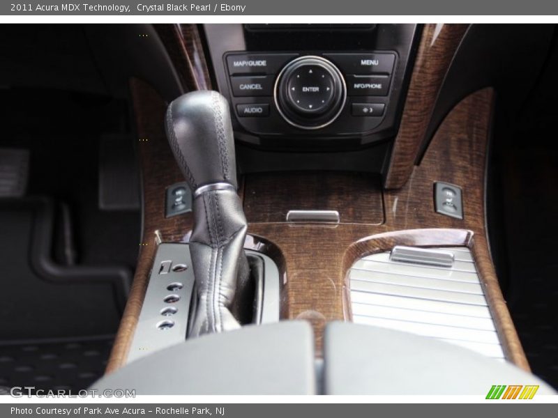 Crystal Black Pearl / Ebony 2011 Acura MDX Technology
