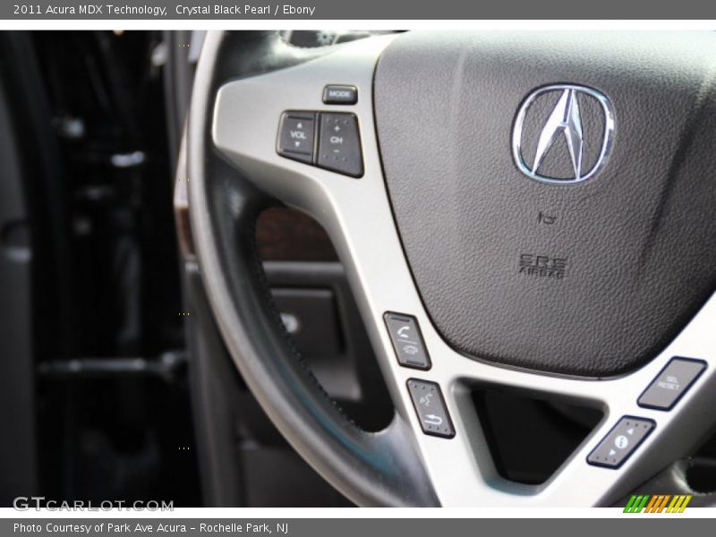 Crystal Black Pearl / Ebony 2011 Acura MDX Technology