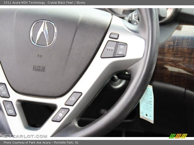 Crystal Black Pearl / Ebony 2011 Acura MDX Technology