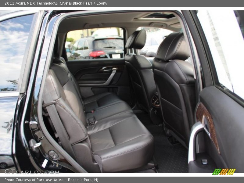 Crystal Black Pearl / Ebony 2011 Acura MDX Technology