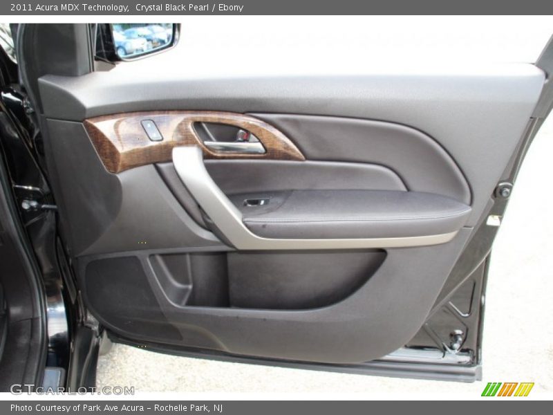 Crystal Black Pearl / Ebony 2011 Acura MDX Technology